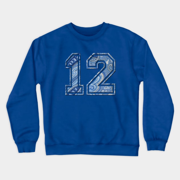 12 Man Crewneck Sweatshirt by chriswig